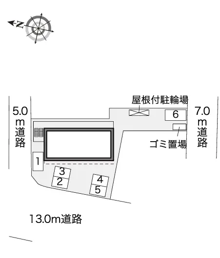 ★手数料０円★名古屋市熱田区中出町２丁目　月極駐車場（LP）